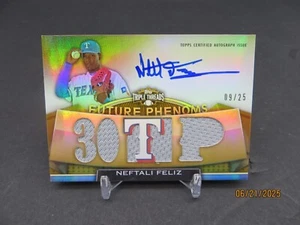 2011 Topps Triple Threads Future Phenoms Neftali Feliz Auto Relic /25 Rangers - Bild 1 von 6