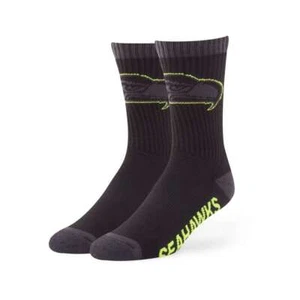 Seattle Seahawks 47 Brand Warrant Socks - Picture 1 of 1