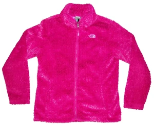 Girl's THE NORTH FACE LONG SLEEVE LINED FULL ZIP FUCHSIA JACKET Size XL (16-18) - Picture 1 of 7