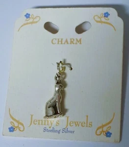 Egyptian Sphinx Cat 925 Sterling Silver 3D Charm  NEW - Picture 1 of 2