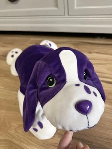 Lisa Frank Violet Plush Dog Large Rare Stuffed Jumbo Purple 24" Vintage 1998 - Picture 1 of 7
