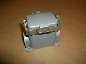 Wiring Hood  Erie / T&B/ Harting Type     3 1/4" x 2"  base - Picture 1 of 3