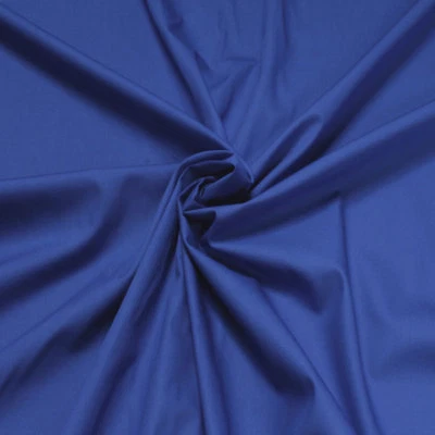 Stoff Baumwolle Popeline kobaltblau Baumwollstoff mittelblau blau - Bild 1 von 4