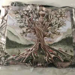 Harry Potter Whomping Willow Tree Blanket Wizarding Trunk Marauders Exclusive - Picture 1 of 2