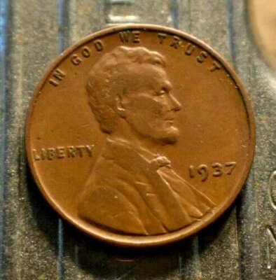 1937-P Lincoln Wheat Cent 1c.    (#8715) - Image 1 of 2