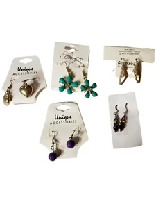 costume jewelry lot. earrings. 5 pairs. mixed companies. - Picture 1 of 1