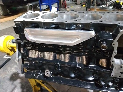 Cummins Billet Freeze Plug Cover Common Rail fits Cummins 5.9 / 6.7  - Image 1 of 4