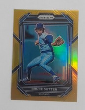 Bruce Sutter 2023 Panini Prizm GOLD 10/10!!! Mint!