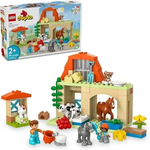 LEGO DUPLO Town Caring for Animals Farm Playset Building Blocks Educational Toy - Picture 1 of 9