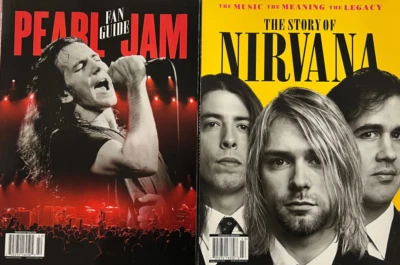 PEARL JAM FAN GUIDE & THE STORY OF NIRVANA 2024 MAGAZINES - Image 1 of 3