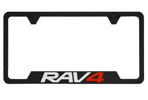 Black License Plate Frame For RAV4 - Picture 1 of 1