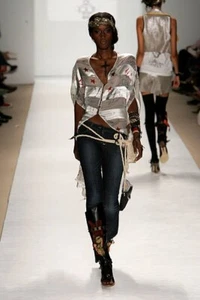 Vintage  SASS & BIDE  Top - Size Medium - Spring 2006 New York Fashion Week - - Picture 1 of 8