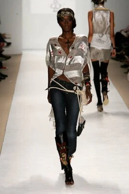 Vintage  SASS & BIDE  Top - Size Medium - Spring 2006 New York Fashion Week - Foto 1 de 4