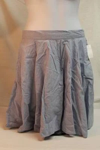 NEW Juniors Miss Skirt Medium Light Blue Above Knee Pockets Zipper Girls Womens - Picture 1 of 3