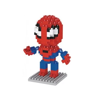Spiderman Superhero LOZ Style 160pc Nano Brick Mini Building Block Puzzle.NO BOX - Picture 1 of 1