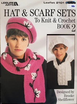 Hat & Scarf Sets To Knit & Crochet Book #2 Patterns By Leisure Arts - Image 1 of 3