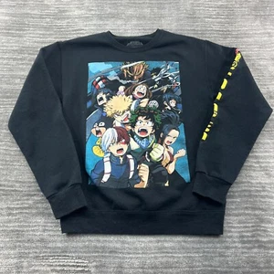 My Hero Academia Sweatshirt Size S Mens Funimation Japan Long Sleeve Black Small - Picture 1 of 7