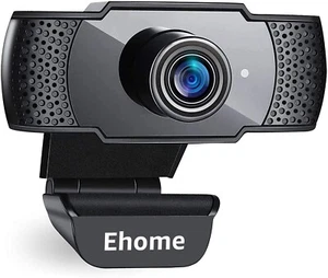 Rotatable Webcam with Microphone, Ehome 1080P USB 2.0 Noise-Cancelling - Picture 1 of 7