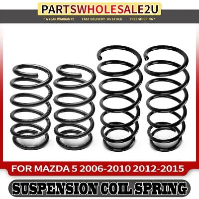 4Pcs Front & Rear Coil Springs for Mazda 5 2006 2007-2010 2012 2013-2015 L4 2.5L - Image 1 of 4