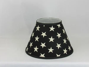 Tan Stars on Black Shade,Hardback, 6" x 12" x 8.5" ,Regular Clip Fitter  - Picture 1 of 1
