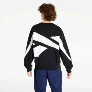 Reebok Classics Brens Proud Crew Sweatshirt Size 2XL BNWT RRP €70 Black/Chalk - Picture 1 of 4