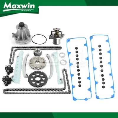 Timing Chain Kit Warer Pump Thermostat Gasket Fit 09-12 Ford E-150 E-250 4.6L Foto 1 de 4