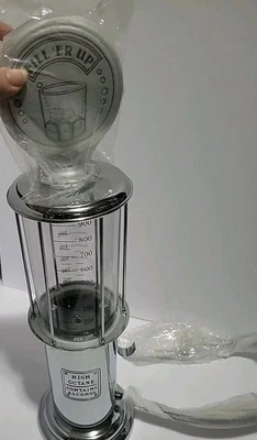 Винтажный наполнитель 'er вверх ликера диспенсер газовый насос высокого октана новый супер классный автомобильный  - Изображение 1 из 4