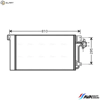 CONDENSER AIR CONDITIONING VNA5236D FOR VW CARAVELLE/TRANSPORTER/Mk/Bus/KOMBI - Image 1 of 4