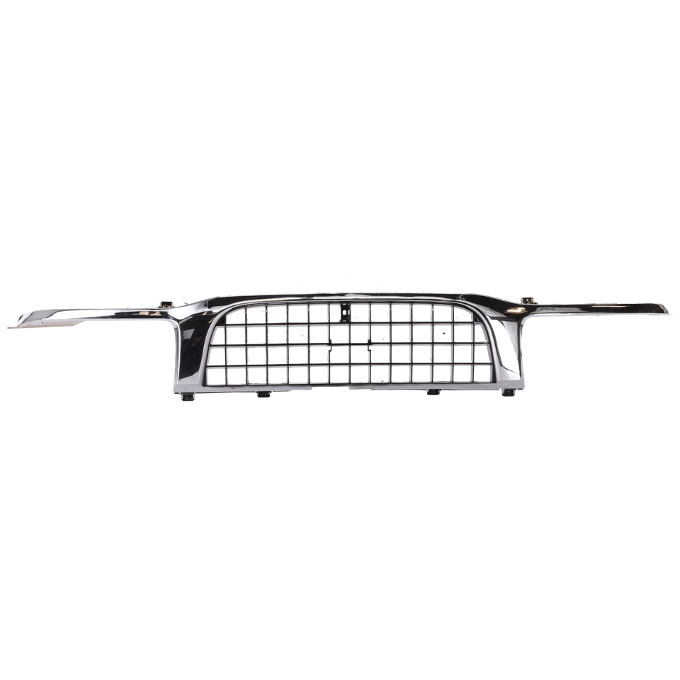Grille For 93-97 Isuzu Rodeo Chrome Shell w/ Black Insert Plastic - Image 1 of 1