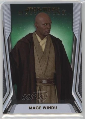 2021 Topps Star Wars Masterwork Green 91/99 Mace Windu #54 1cc7 - Image 1 of 3