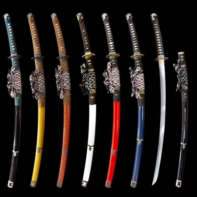 Handmade Japanese Samurai Sword Tachi 1060 Carbon Steel Oil Quenched with Real - Image 1 of 4