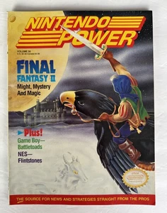Nintendo Power Volume 30 Final Fantasy II November 1991 + 2 Faceball Posters NES - Picture 1 of 15
