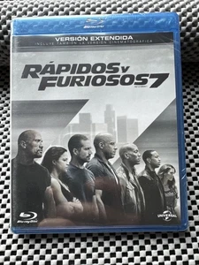 Rápidos y furiosos 7 (Fast & Furious 7) Blu-ray Eng/Span Audio Span Art NEW - Picture 1 of 2