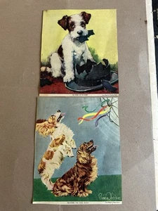 2 Vtg Prints Diana Thorne Beating the Dog Days & J Knowles Hare Finish the Derby - Picture 1 of 8