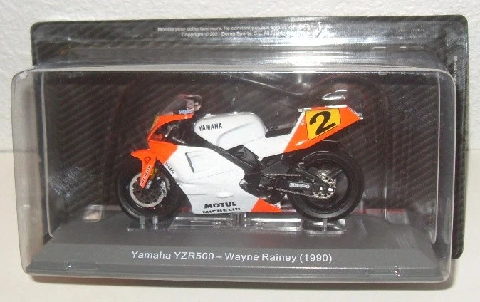 WAYNE RAINEY (1990) YAMAHA YZR500 SCALE 1/18 MOTO GP MODEL - image 1 of 1