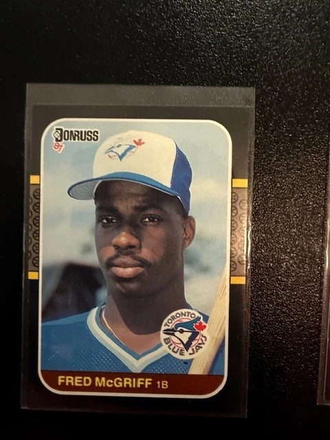 1987 DONRUSS MLB БЕЙСБОЛЬНАЯ КАРТОЧКА TORONTO BLUE JAYS ФРЕД МАКГРИФФ #621 - Изображение 1 из 1