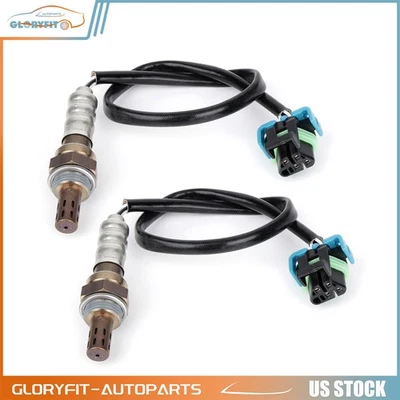 2pcs for GMC Yukon XL 2500 8.1L 2003-2006 Upstream Downstream O2 Oxygen Sensor - Image 1 of 4