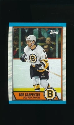 1989-90 Topps #167 Bob Carpenter * Center * Boston Bruins * NM * - Image 1 of 2