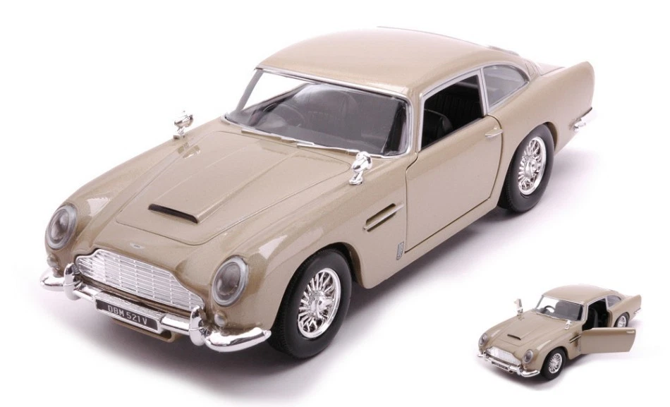 MOTORMAX MTM79375GD ASTON MARTIN DB5 1973 GOLD 1:24 Modellino - Immagine 1 di 1