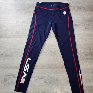 Polo Ralph Lauren Pants Joggers U.S Olympics 2016 Womens XL Blue U.S.A. - Picture 1 of 10