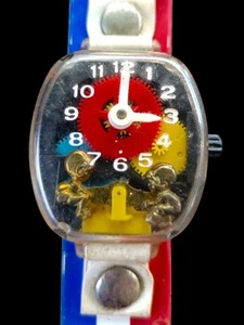 Vintage 1970 Leisure Dynamics Toy Wind Up Watch - Picture 1 of 4