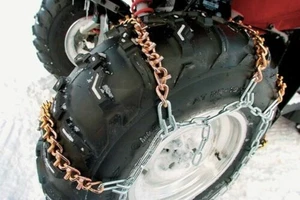 96-02 Polaris Scrambler Moose Racing M91-60008 8-VBAR Tire Chains - Picture 1 of 4