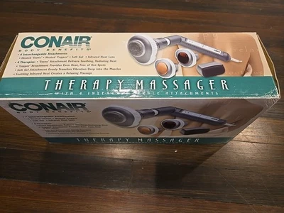 Masajeador Terapia Beneficios Corporales Conair 4 Accesorios Intercambiables.Nuevo Caja Abierta Foto 1 de 4