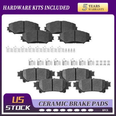 Juego de pastillas de freno delanteras y traseras de cerámica para Toyota Prius V 2012-2018 Foto 1 de 4