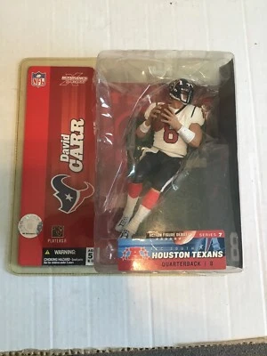 David Carr NFL Action Figure #8 Houston Texans   [Macfarlane} - Image 1 of 4