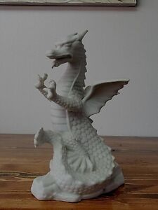 Figurine dragon en porcelaine fine Aldon 1980 Medium