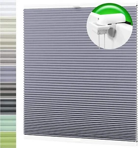 Wabenplissee mit Klemmträgern, mit Eco Dichtungspads, ohne Bohren, Doppelplissee - Bild 1 von 7