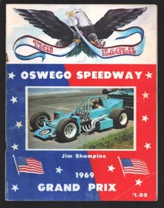 Sports Pub: Oswego Speedway Grand Prix Auto Race Program1969-supermodified ra... - Picture 1 of 1