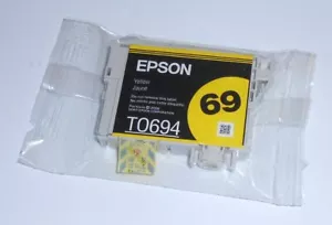 ORIGINAL EPSON 69 T0694 GELBE TINTENPATRONE T0694 - NEU VERSIEGELT - Bild 1 von 1