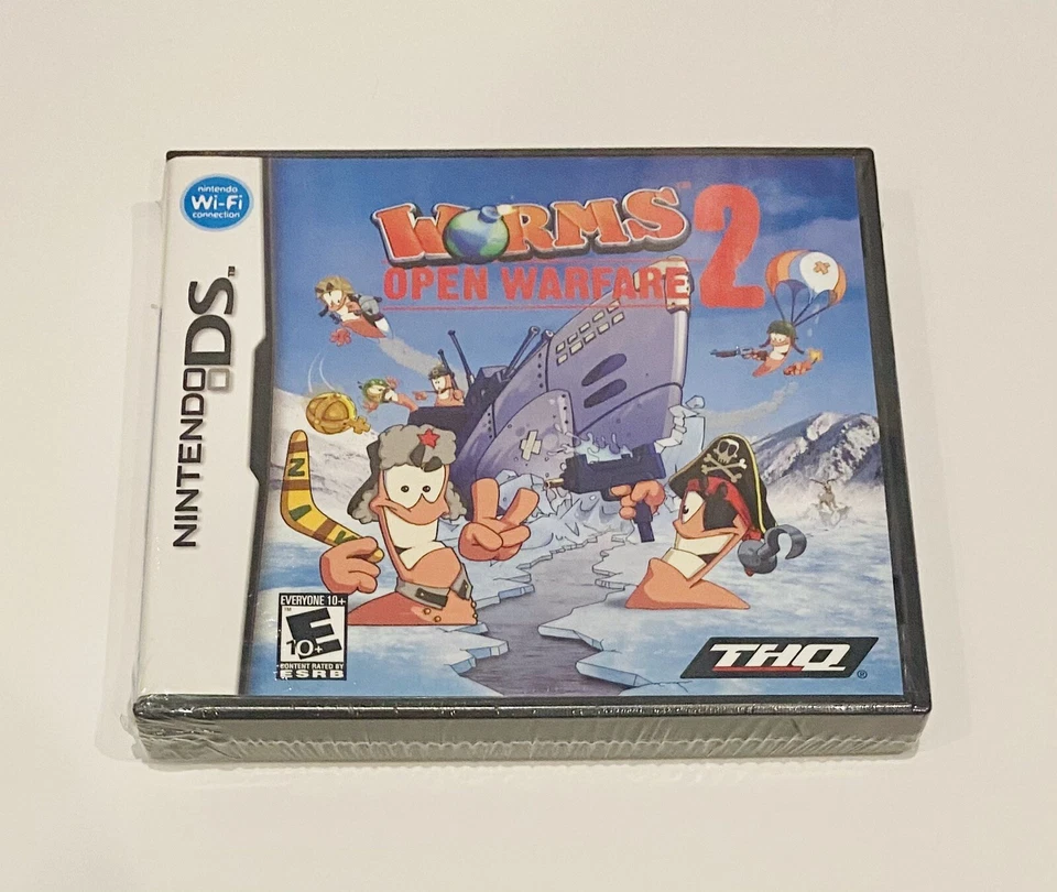 Worms Open Warfare 2 Nintendo DS 2007 BRAND NEW SEALED Authentic Ships Fast - Image 1 of 4